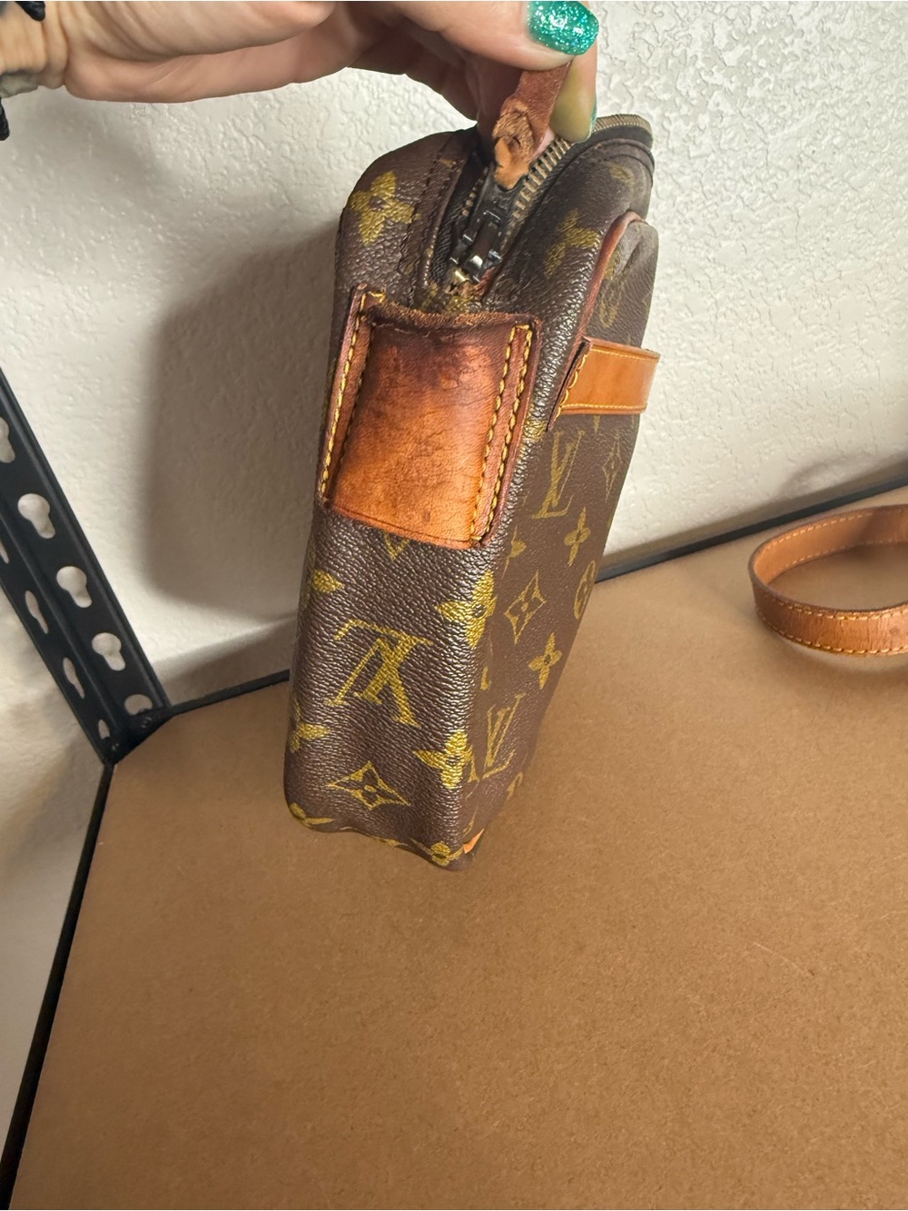 Louis Vuitton Monogram Canvas Messenger Bag in Brown and Tan - Picture 4 of 15